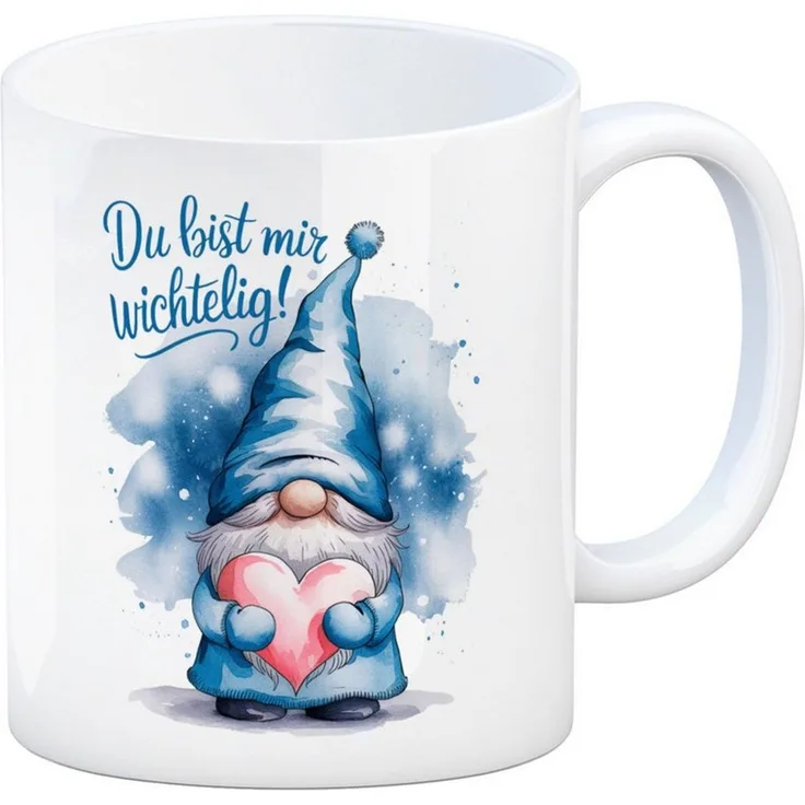 speecheese Tasse Du bist mir wichtelig! Wichtel Kaffeebecher