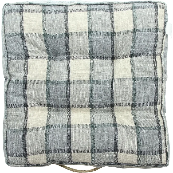 Bodenkissen "Karo-Style" 45x45 cm, 8 cm hoch, Sitzkissen, Palettenkissen, Stuhlkissen – Bild 4