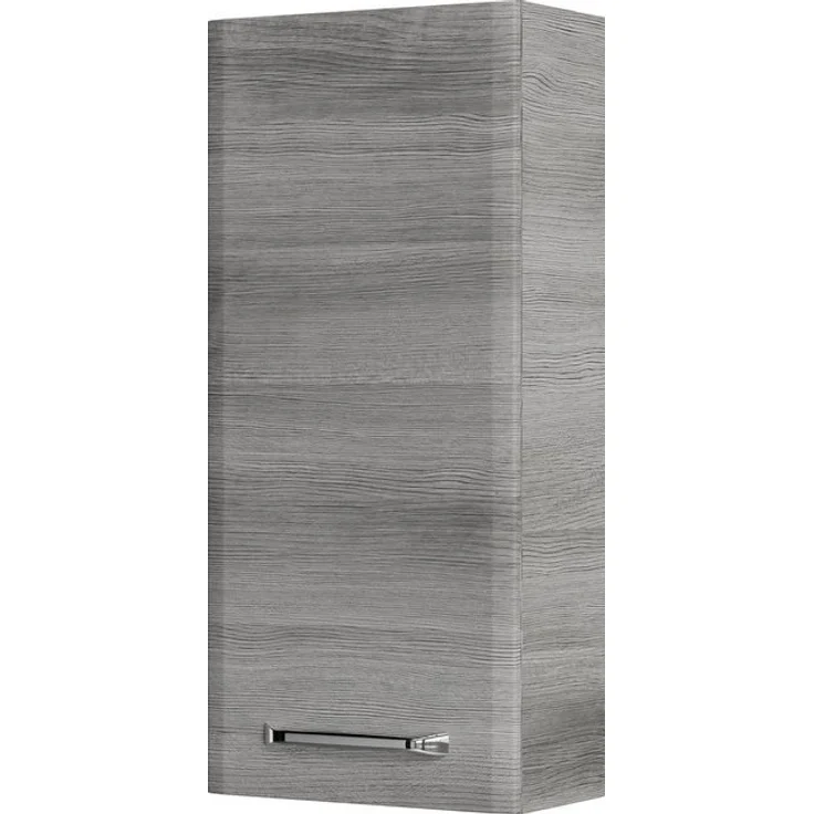 Saphir Hängeschrank Quickset Wand-Badschrank 30 cm breit mit 1 Tür und 2 Glas-Einlegeböden Badezimmer-Hängeschrank inkl. Türdämpfer, Griffe in Chrom Glanz – Bild 4