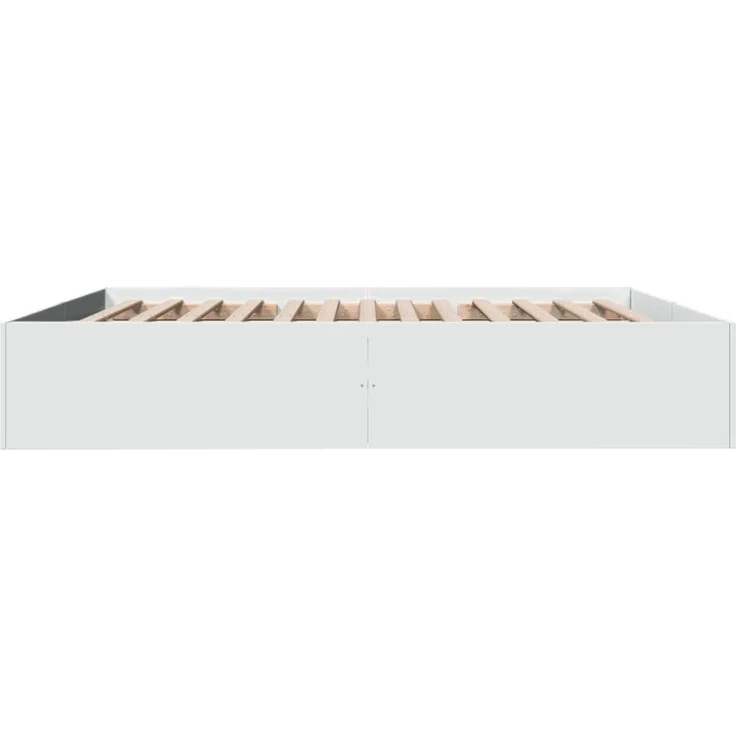 vidaXL Bettgestell Weiß 200x200 cm Holzwerkstoff 3280986 – Bild 4