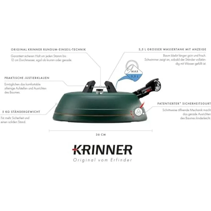 Krinner Christbaumständer Ultra Grip+ XL Stamm Ø bis 12 cm – Bild 3