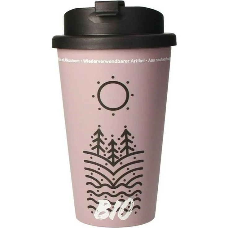 elasto Thermobecher 350 ml Kaffeebecher To Go doppelt isolierter Becher BPA-frei, Made in Germany, Nachhaltig, 100% recyclebar, Heißgetränke, Teebecher – Bild 2