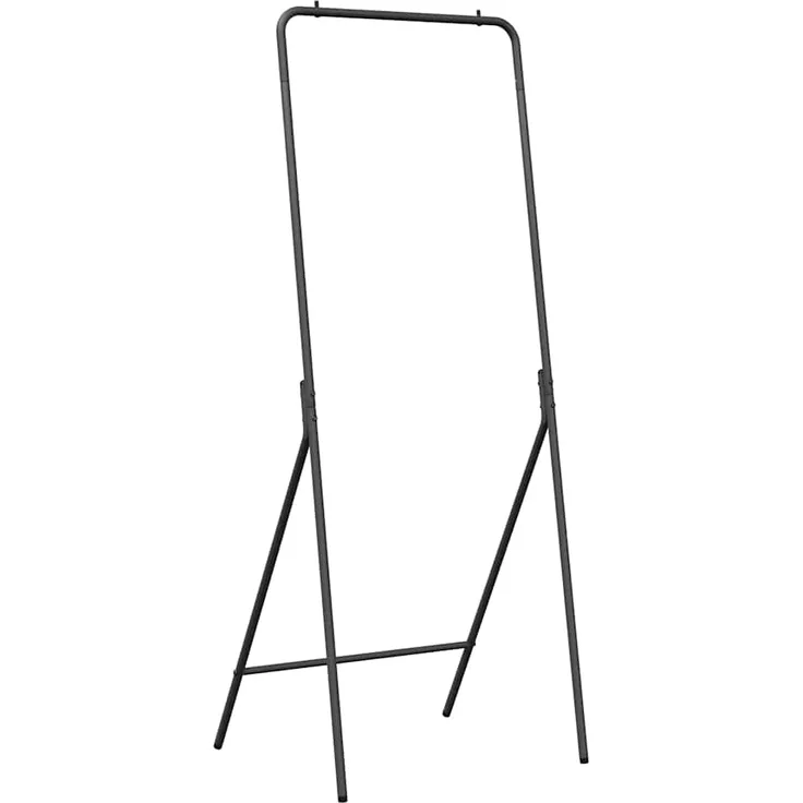 vidaXL Kleiderständer Schwarz 60 x 53 x 155 cm Stahl 868475