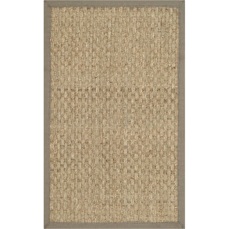 Safavieh Naturfaser Teppich für Wohnzimmer, Esszimmer, Schlafzimmer - Natural Fiber Collection, Kurzer Flor, Natürlich, 61 X 91 cm