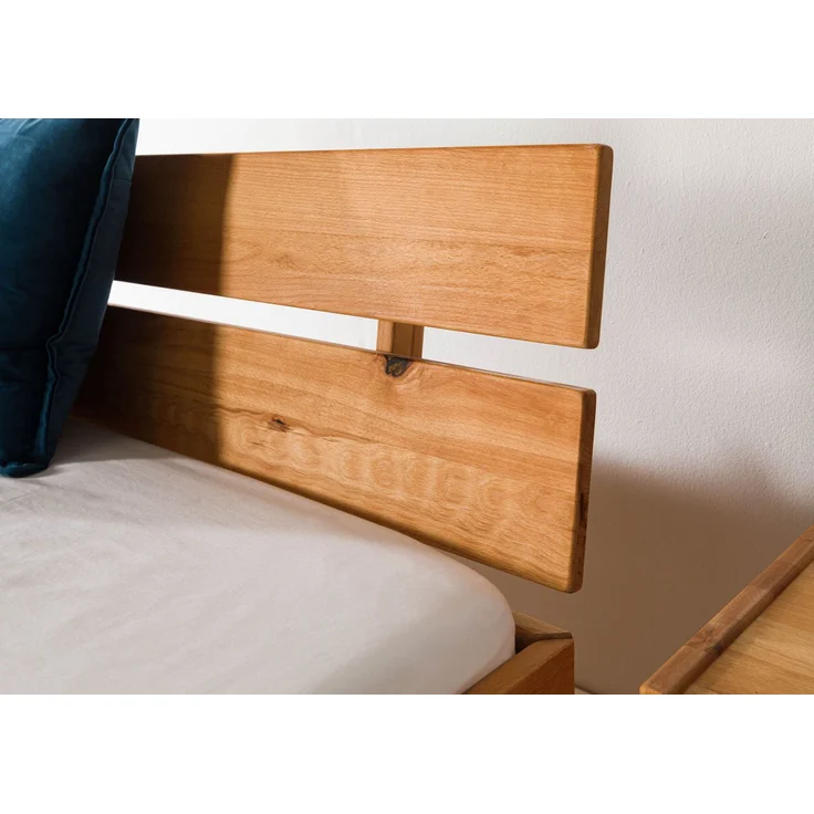 Bett Kernbuche 140x200x73 natur geölt TomMe #100 – Bild 6