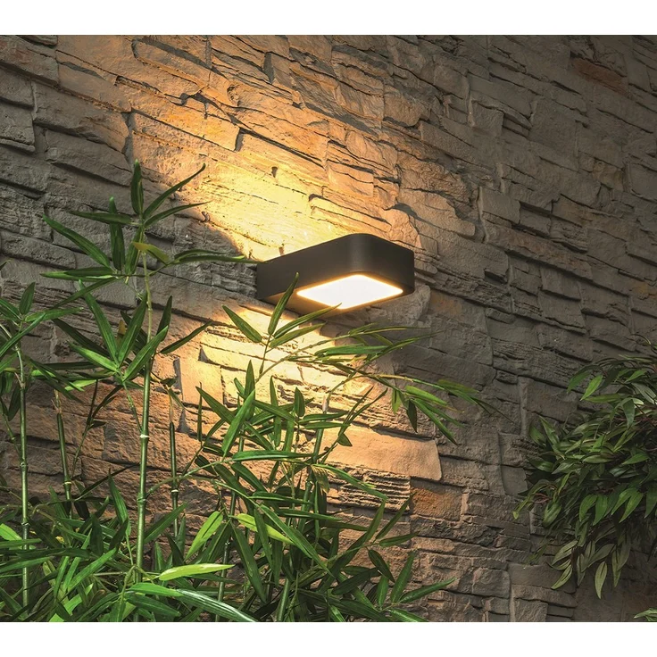 Heitronic 35201 LED Außenwandleuchte Juna anthrazit IP54 3000K – Bild 4