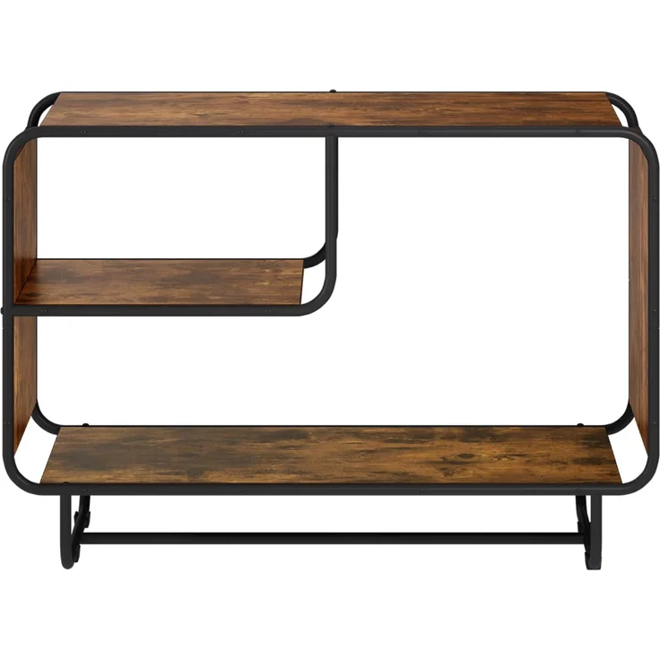 vidaXL Sideboard Räuchereiche 93.5 x 37.5 x 64.5 cm Holzwerkstoff 8007944 – Bild 3
