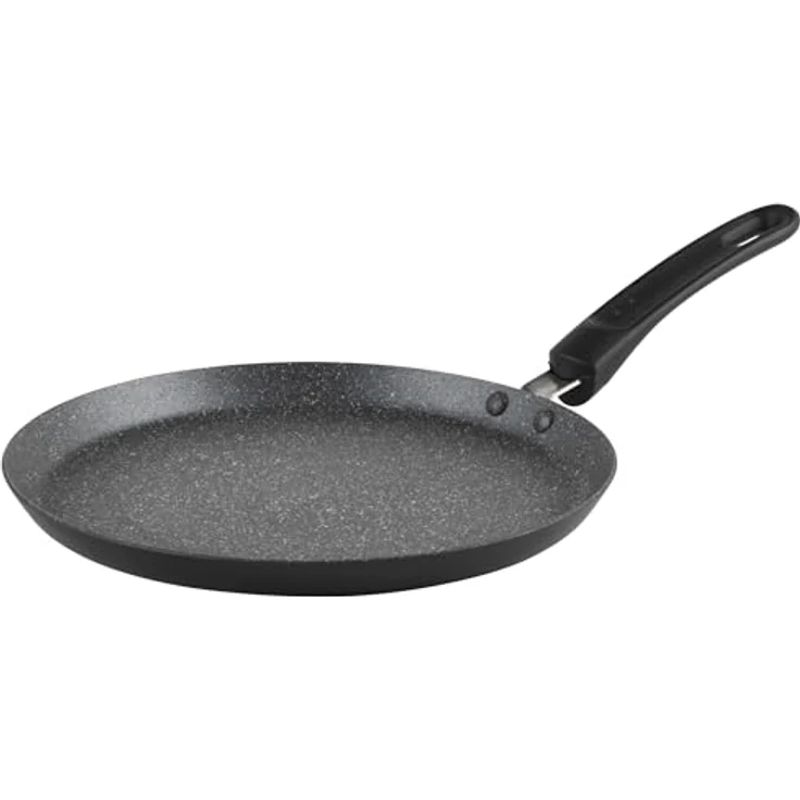 Russell Hobbs RH02852EU7 Metallic Marble 25 cm Crêpe-Pfanne - Antihaft-Pfannkuchenpfanne, flache Omelett-/Eierpfanne, Induktionsherd geeignet, weicher Griff, Kochgeschirr aus geschmiedetem Aluminium – Bild 2