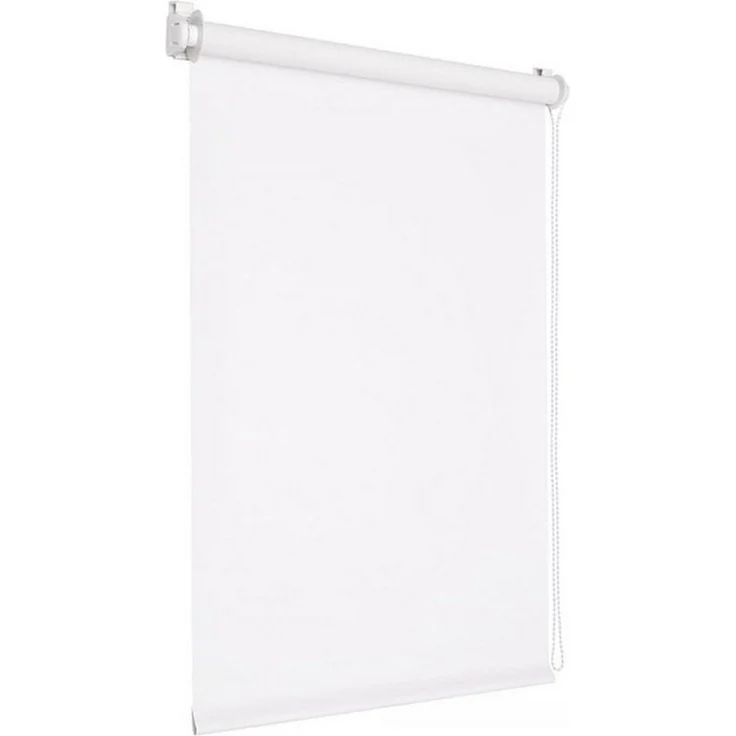Verdunklungsrollo Klemmfix Verdunkelungsrollo 50x150 cm weiß [Stoffbreite: 47cm], Victoria M, blickdicht, ohne Bohren, freihängend, Klemmfix, mit Kindersicherung, für Fenster und Türen, Sonnenschutz Sichtschutz – Bild 2