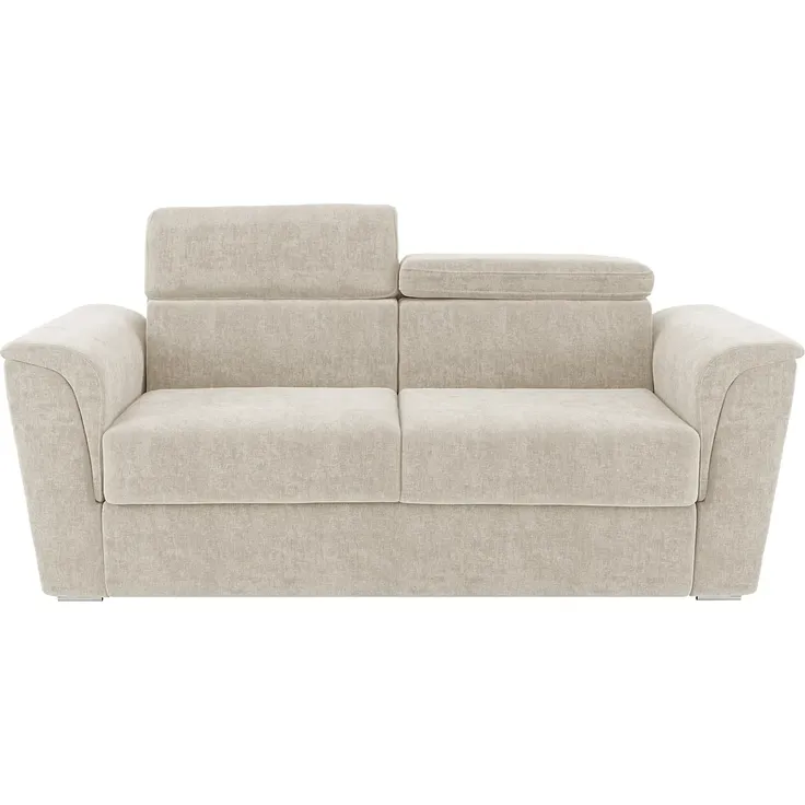 Vente-unique - RIZORA Sofa Stoff Beige - B 223 cm96 cm x H 95 cm x L 210 cm – Bild 3