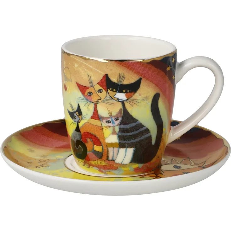 Goebel / Rosina Wachtmeister Gatti in autunno,Espressotasse,12,0cm x 12,0cm x 6,5cm / Fine Bone China / 12,0cm x 12,0cm x 6,5cm