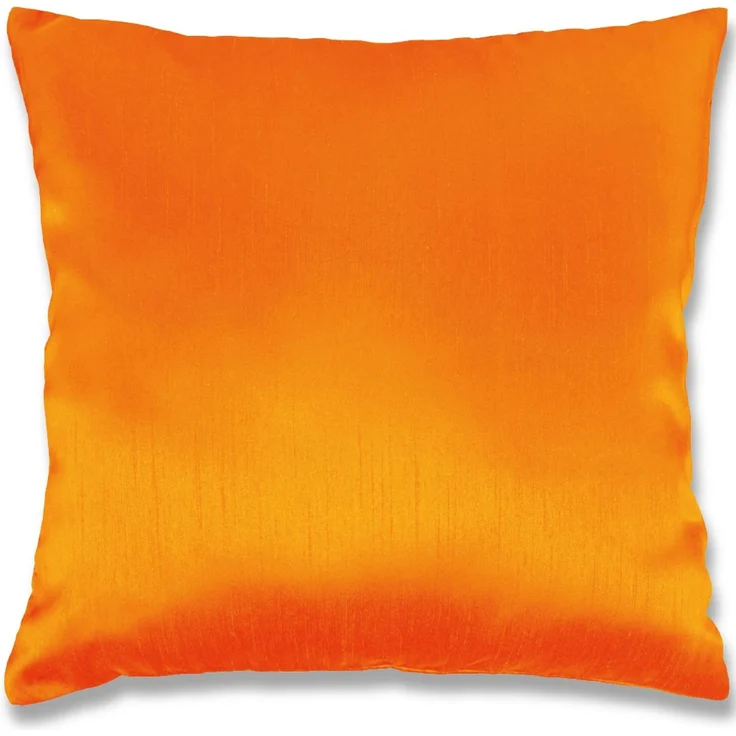 Kissenhüllen Alessia in Unifarben mit und ohne Kissenfüllung, gemütlich und anschmiegsam in vielen verschiedenen Farben erhältlich (orange - möhre/40x40 cm/ohne Füllung) – Bild 4