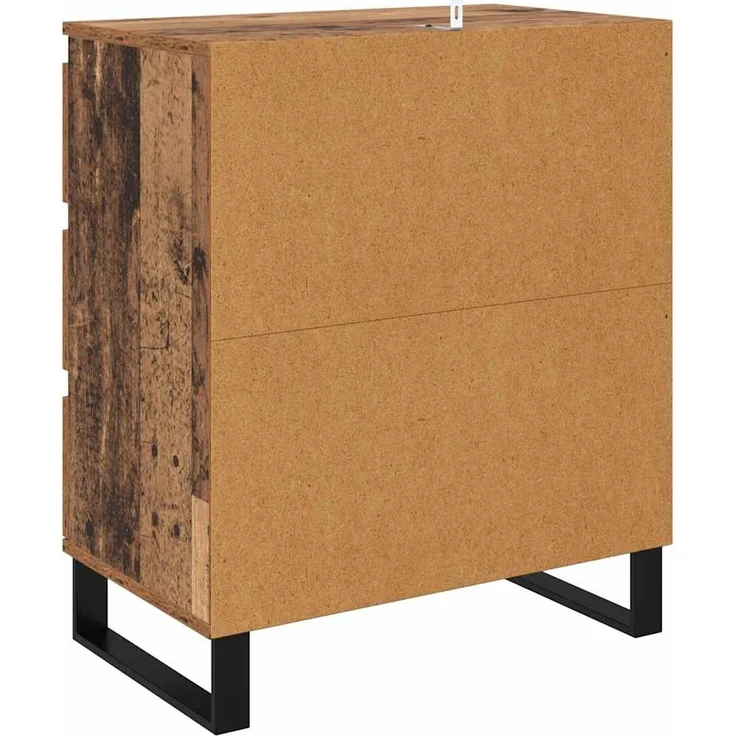 vidaXL Sideboard mit Schubladen Altholz 60 x 35 x 70 cm Holzwerkstoff 881953 – Bild 7