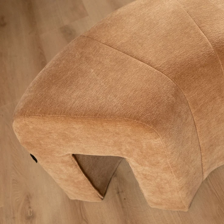 Bronx71 Modularer Eckhocker Seth Chenille terrakotta – Bild 3