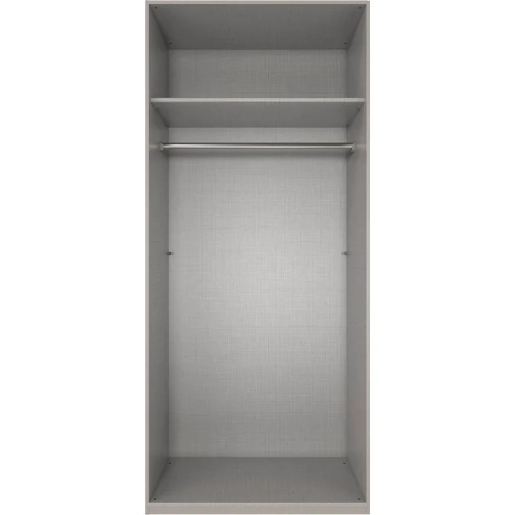 Wimex Kleiderschrank Mugano,in 5 Breiten,2 Höhen,2 Tiefen, viele Farben, Made in Germany (in Basic oder Premium Ausstattung) mit langen Griffen aus Metall, mit oder ohne Spiegel – Bild 2