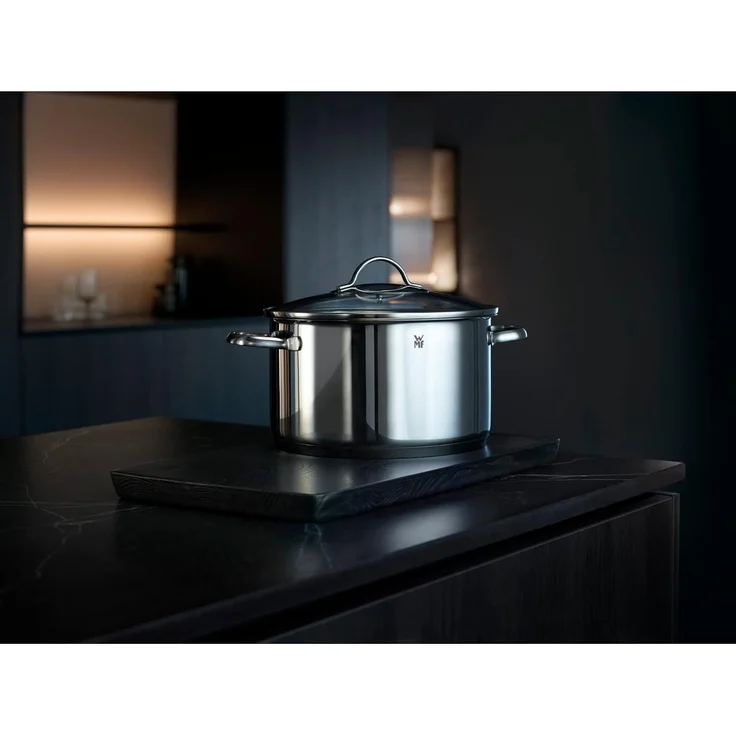 WMF 'Provence Plus' Topfset mit Glasdeckel, 5-teilig, unbeschichtet, Cromargan Edelstahl poliert, Ø 16 / 20 / 24 cm – Bild 3