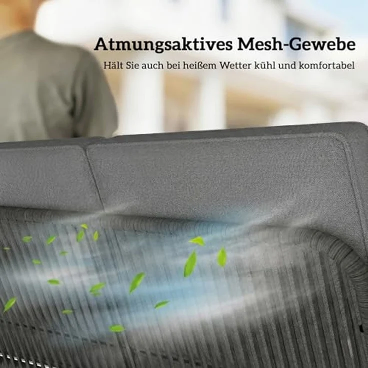 Outsunny Hollywoodschaukel mit Verstellbarem Sonnendach, weichem Kissen, A-Rahmen, 2-Sitzer, verstellbares Dach, Schaukelbank, geeignet für 2 Personen, Gartenschaukel, 3 tlg, 2-Sitzer Schaukelbank, für Garten Terrasse 150 x 128 x 168 cm Dunkelgrau – Bild 6