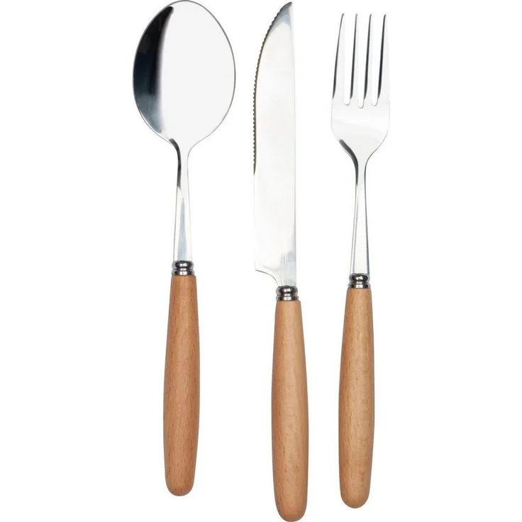 Macma Besteck-Set Besteckset in einem Baumwolltäschchen / Löffel, Gabel und Messer – Bild 3