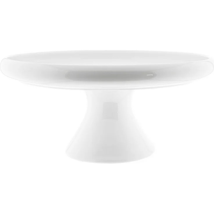 Tortenplatte mit Fuß - Servierplatte für Kuchen & Desserts, 30,5 x 14 cm – Bild 2