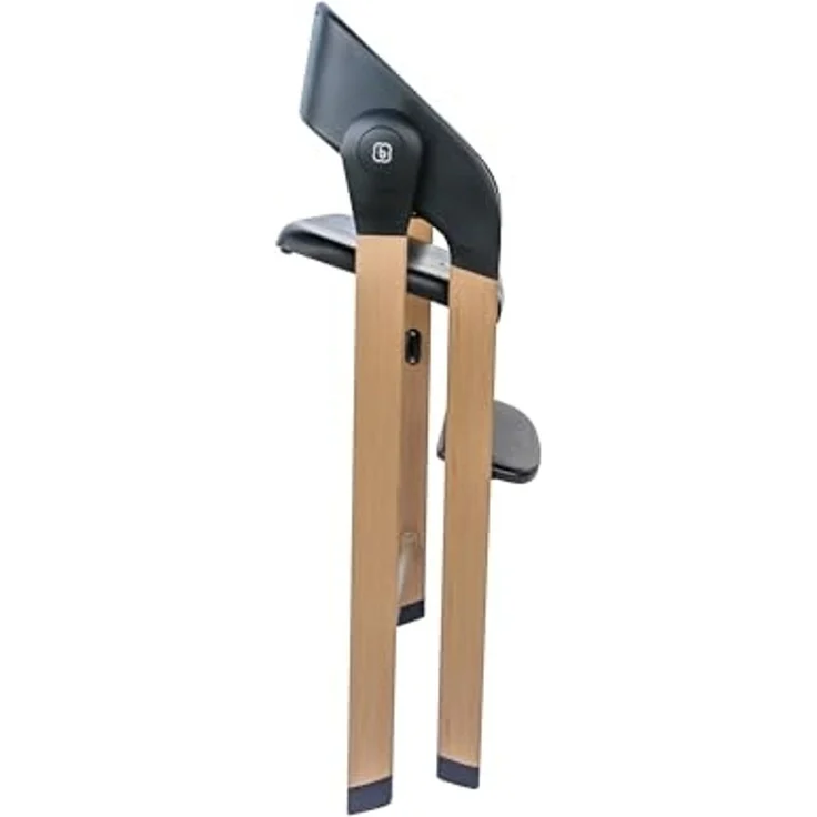 BabyGo Levels Hochstuhl inkl. Essbrett black/wood – Bild 6