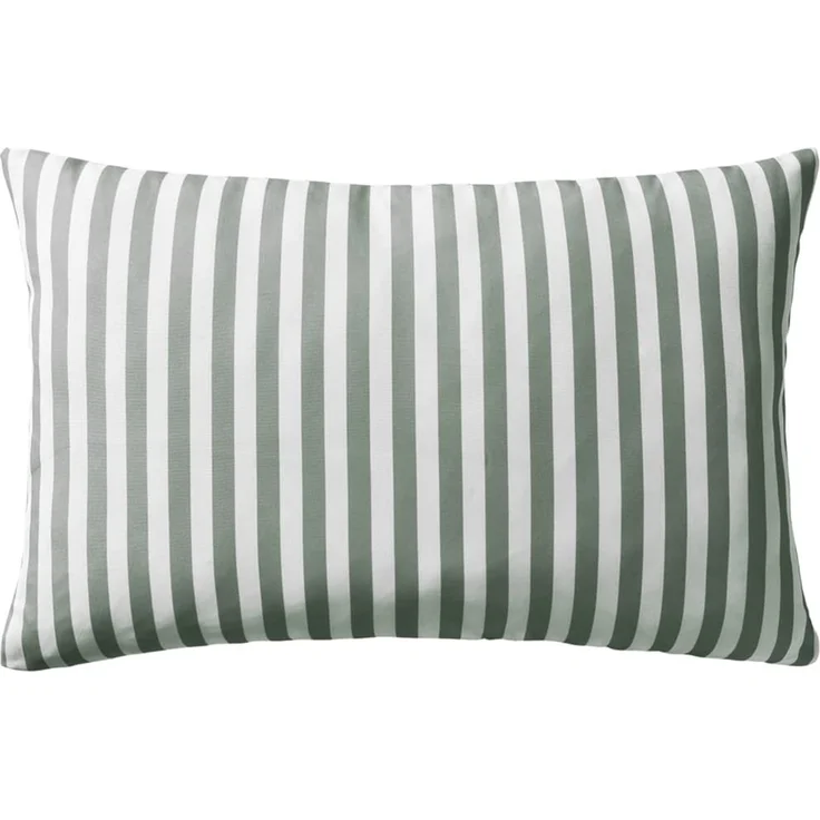 vidaXL Gartenkissen 2 Stk. Streifenmuster 60 x 40 cm Grau 132311 – Bild 2