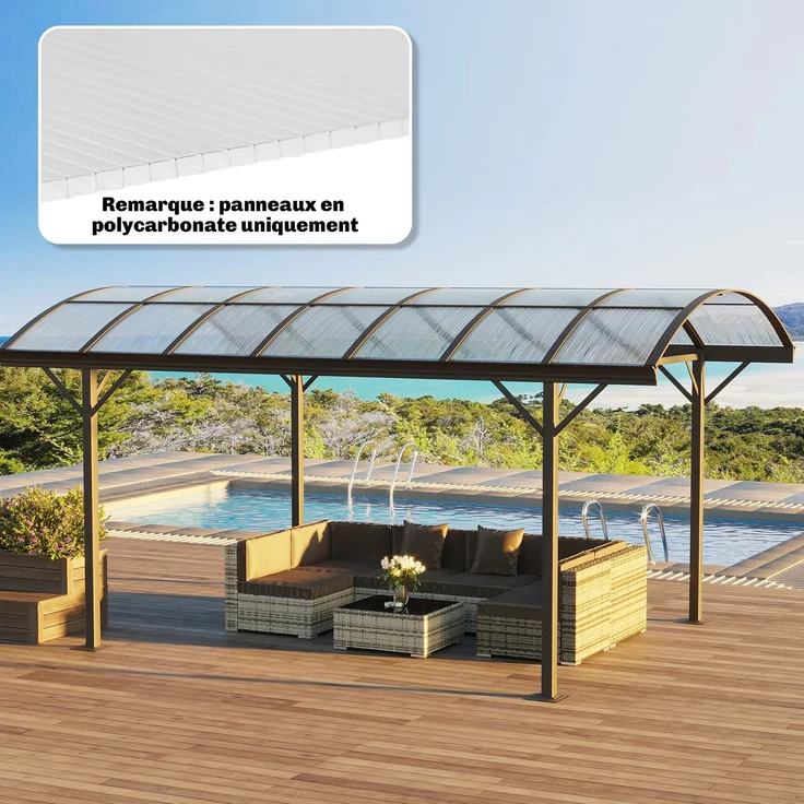 Wohnora-10 Polycarbonat-Wabenplatten, 4 mm, UV-beständig, Doppelwaben-Gewächshausplatte, 120x60 cm, transparent,H 04cm x T 1320cm x B 600cm – Bild 3