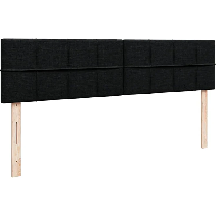 vidaXL Ottoman-Bett mit Matratzen Schwarz 180x200 cm Stoff 3311996 – Bild 7