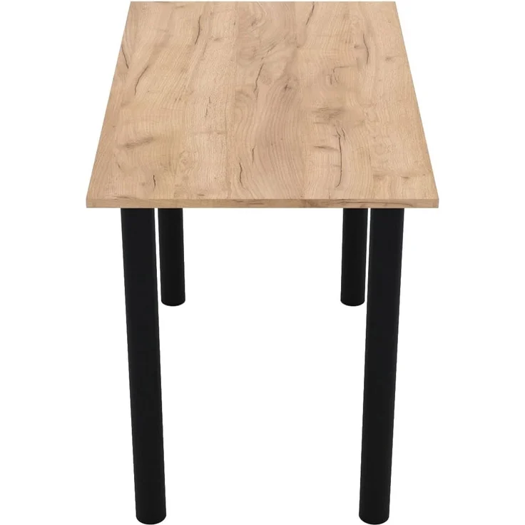 AKKE Esstisch, Esszimmertisch mit schwarzen Beinen Küchentisch Bürotisch 2mm PVC – Bild 5
