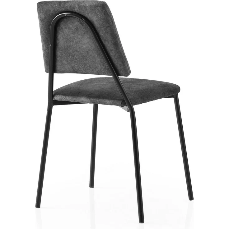 Skye Decor 'Lıma - 4554 V2' Stuhlset (2-teilig), Schwarz / Anthrazit, 42,5 x 77,5 x 54 cm – Bild 3