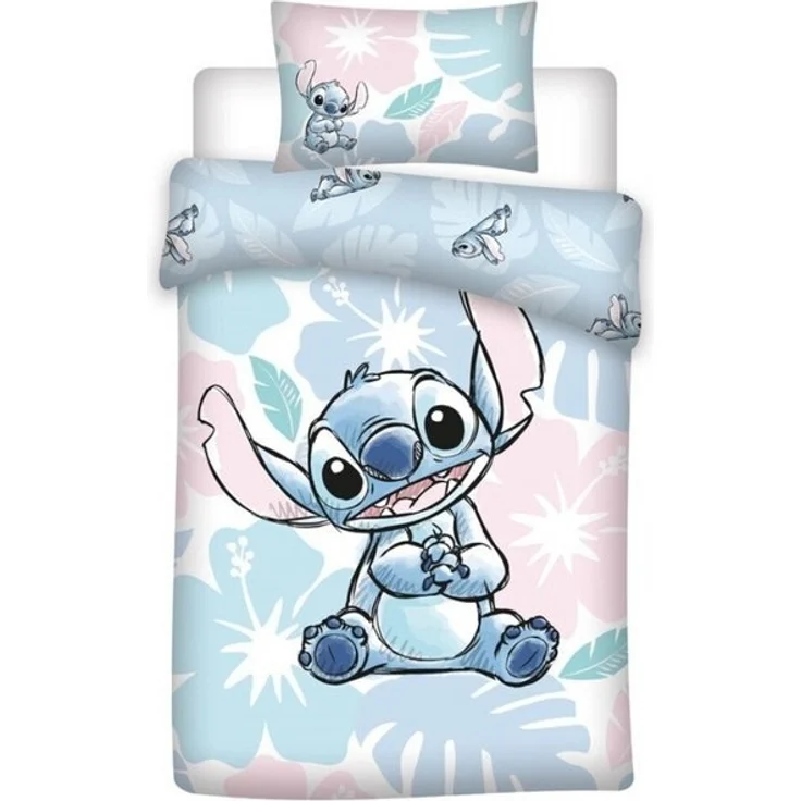 Lilo & Stitch Baumwolle Bettbezug – Bettwäsche Set 100 x 140 cm + 40 x 60 cm für Kinder – Bild 2