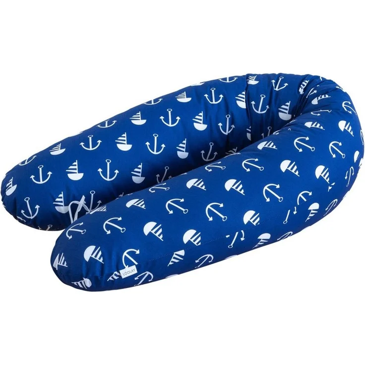 Loolay Stillkissen Baumwolle M/L o L/XL Schwangerschaftskissen Seitenschläferkissen Bezug, WEICH Füllung + 100% BIO-Baumwolle Kissenbezug, 170 oder 190 cm Stillkissen + Bezug abnehmbar mit Reißverschluss!, LOOLAY® - 100% Europäische Stoffe und Kleinser...