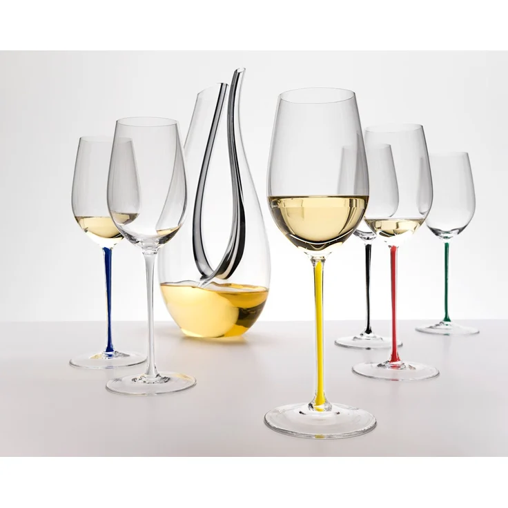 RIEDEL 4900/15DR FATTO A MANO Riesling / Zinfandel Weinglas - Stiel DRACHENROT – Bild 7