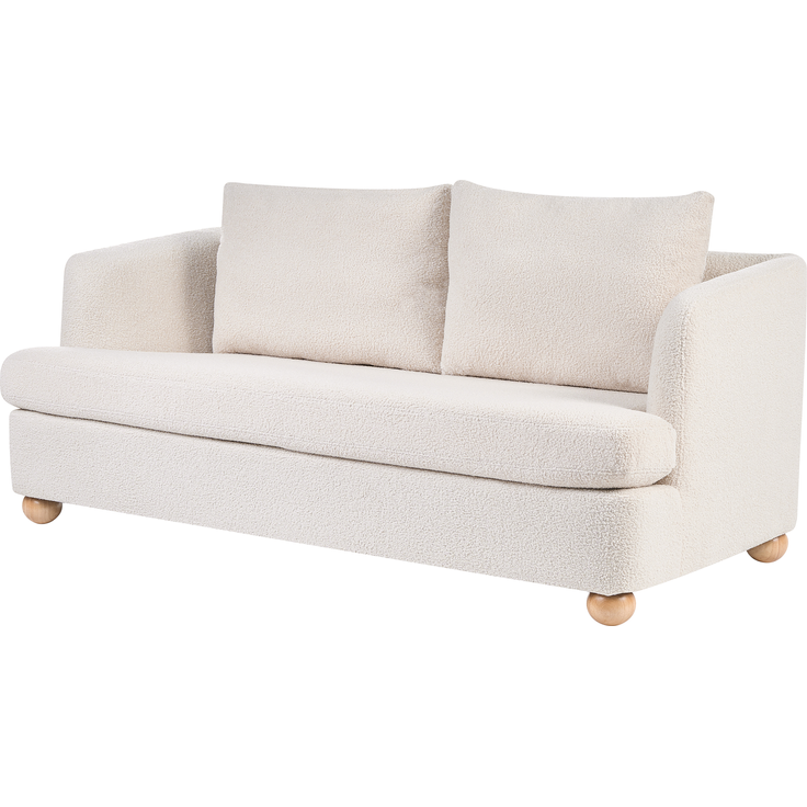 Sofa 3-Sitzer RATTVIK Bouclé Cremeweiß – Bild 5