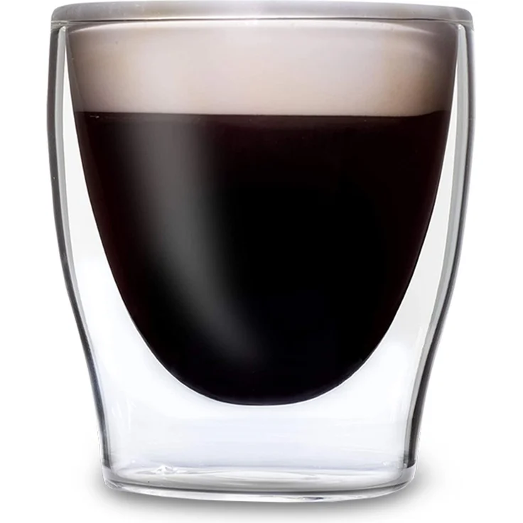 DUOS doppelwandiges Glas 80 ml Trinkglas Espresso Borosilikatglas Transparent – Bild 4