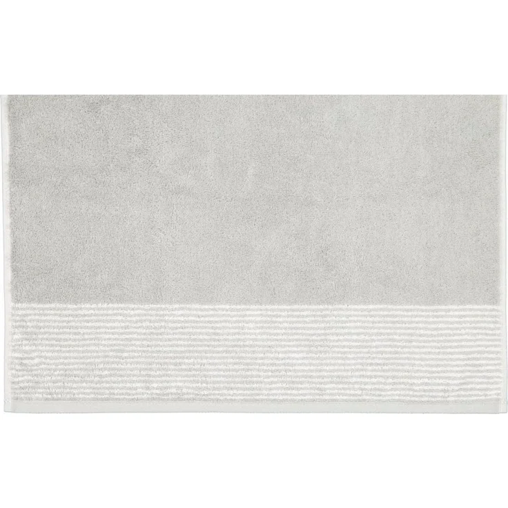 CAWÖ Handtuch - Luxury Home, C Two-Tone, Walkfrottier Platin 50x100cm – Bild 2