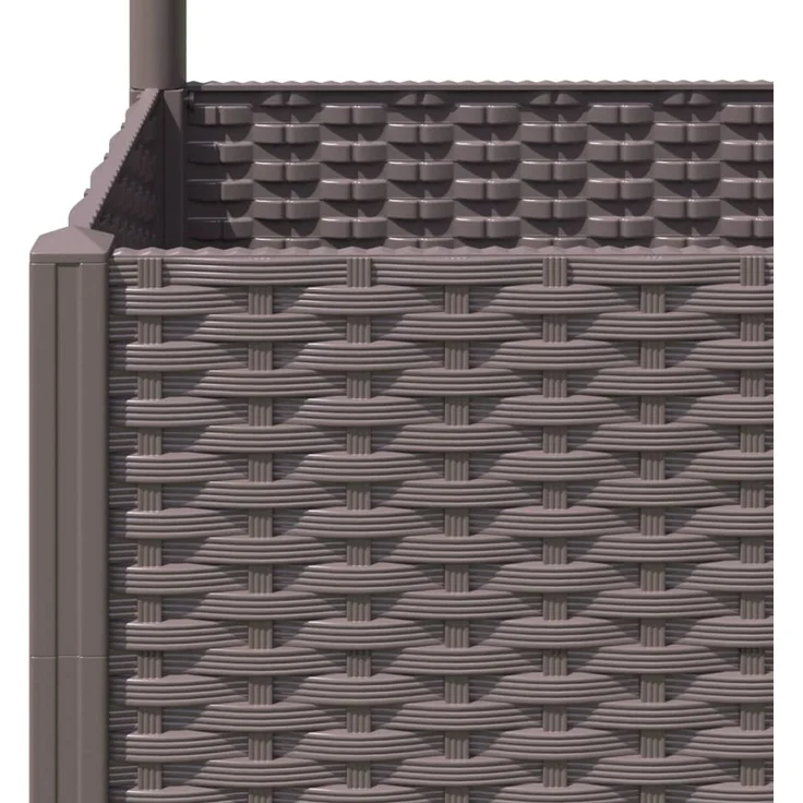 vidaXL Garten-Pflanzgefäß mit Spalier Braun 120 x 40 x 136 cm PP 318263 – Bild 6