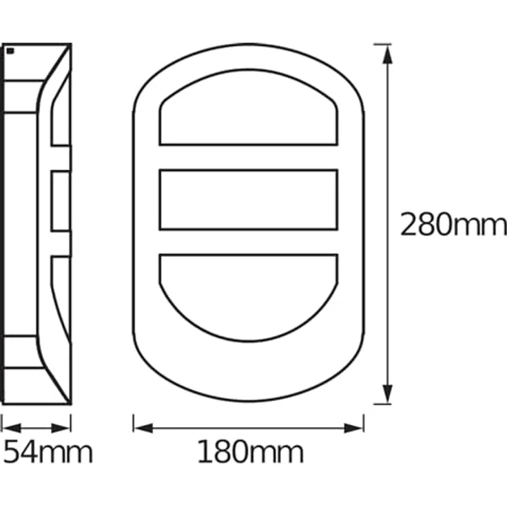 Osram ENDURA Style Plate Wall, Außenwandleuchte Dunkelgrau Edelstahl, 12W, 600lm, 3000K, IP44 – Bild 4