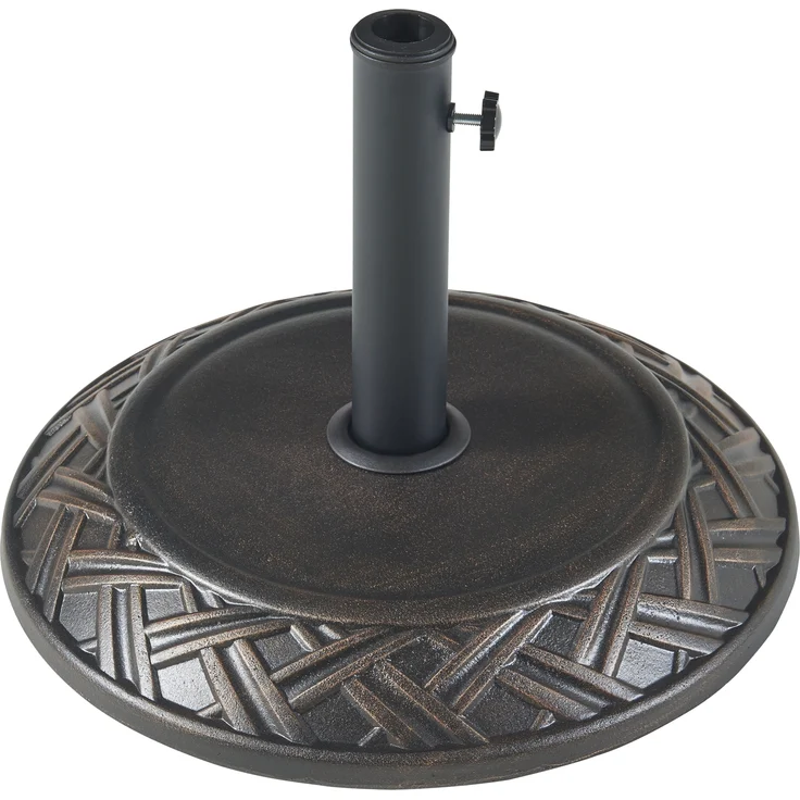 Sonnenschirmständer Bisegna Beton Ø50x7cm Bronzefarben 25 kg [casa. pro] – Bild 5