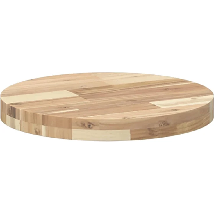 vidaXL Tischplatte Rund Ø40x4 cm Massivholz Akazie 4008688 – Bild 5