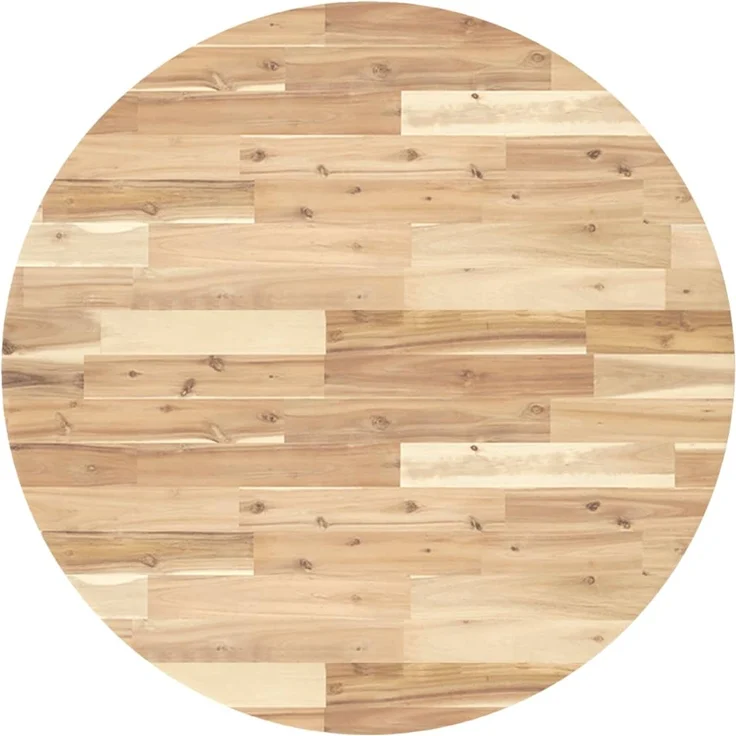vidaXL Tischplatte Rund Ø90x2 cm Massivholz Akazie 4008687 – Bild 2