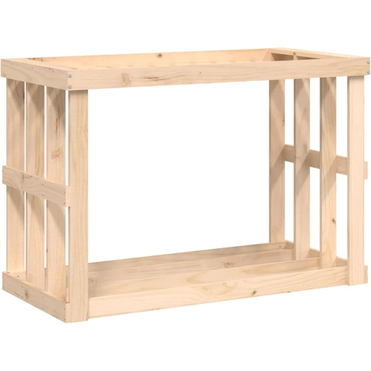 vidaXL Outdoor-Kaminholzregal 108x52x74 cm Massivholz Kiefer 822631 – Bild 2