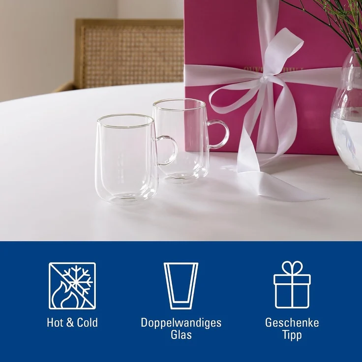 Villeroy & Boch Artesano H&C Latte-Macchiato-Gläser 360 ml 2er Set – Bild 5