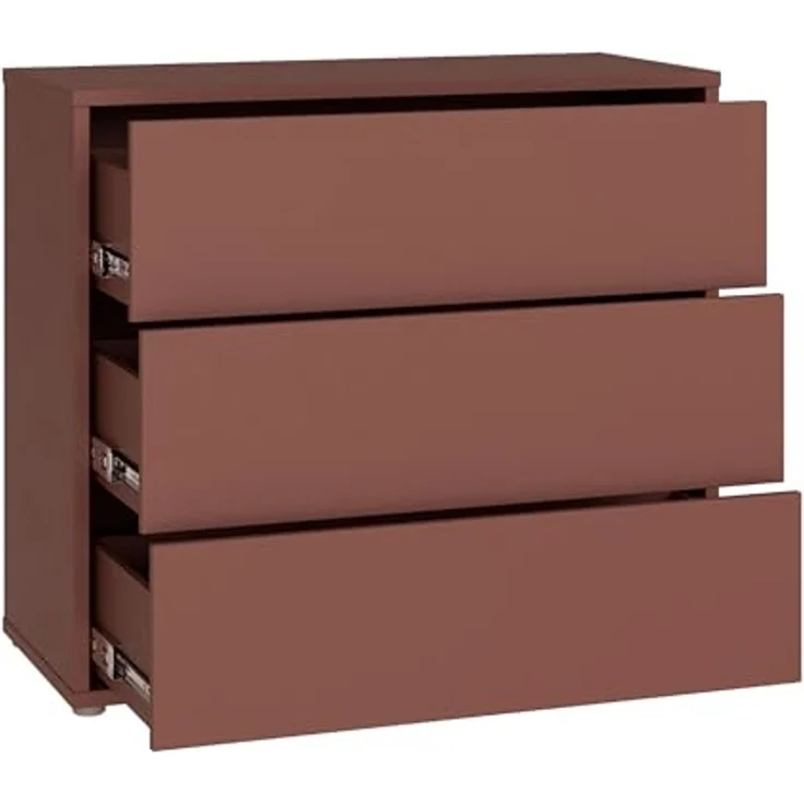 FORTE Kommode Alice Springs, Kommode, 3 Schubkästen B/H/T 94,8/83,1/41,5, Schubkästen mit Vollauszug, grifflos,Push to open – Bild 7