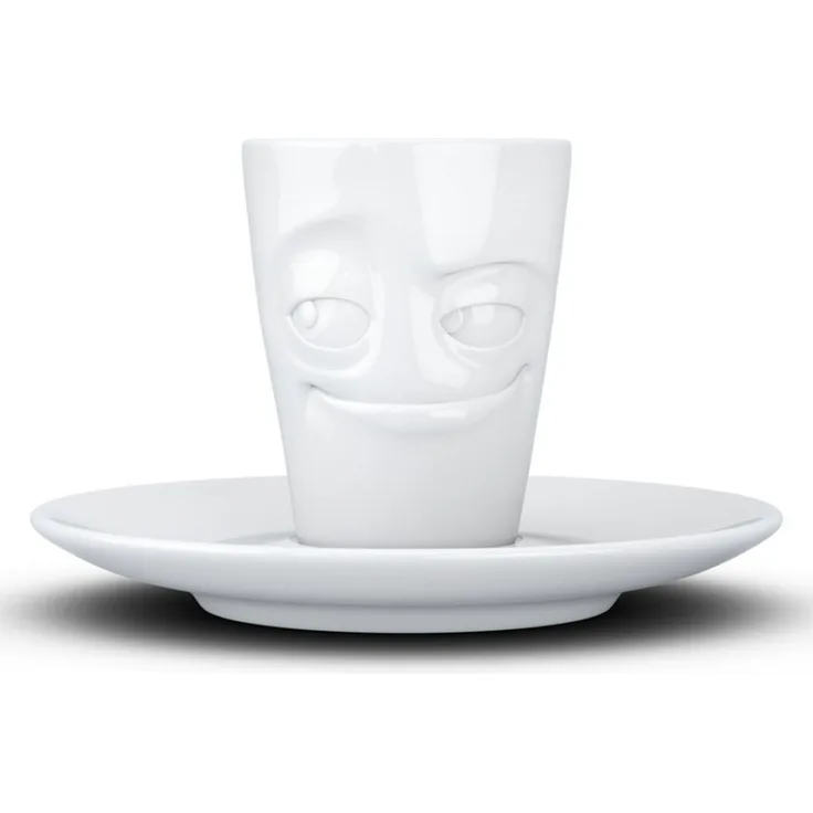 FiftyEight Products Espresso-Mug "Verschmitzt"