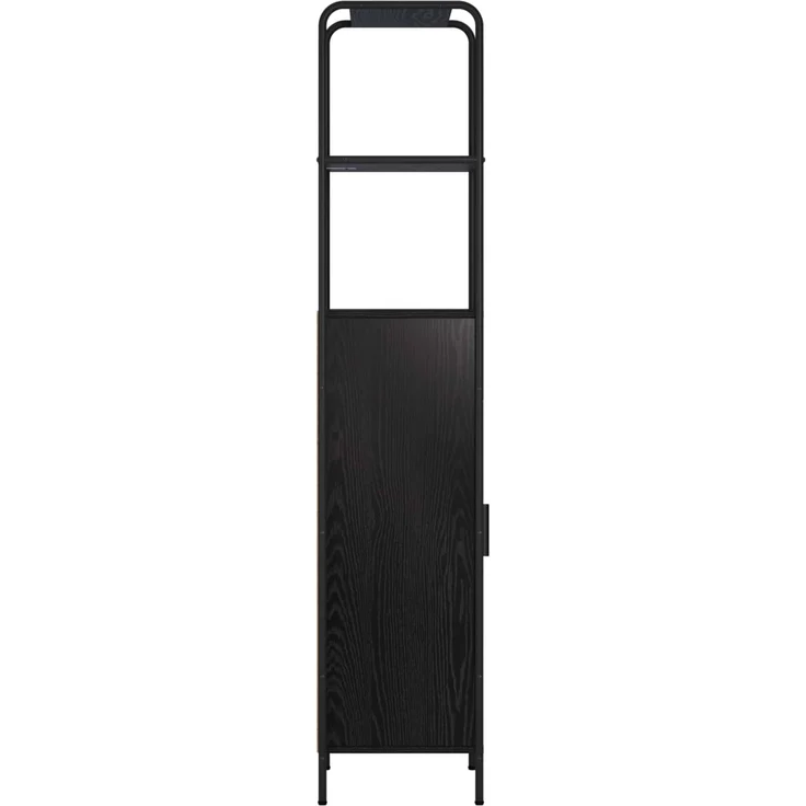 vidaXL Highboard Schwarz Eichen-Optik 40 x 33 x 161 cm Holzwerkstoff 8013866 – Bild 5