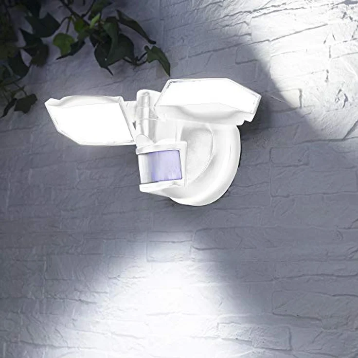 Northpoint LED Wandstrahler Bewegungsmelder 2 Fluter-Köpfe Schwenkbar Batterie 400L – Bild 6