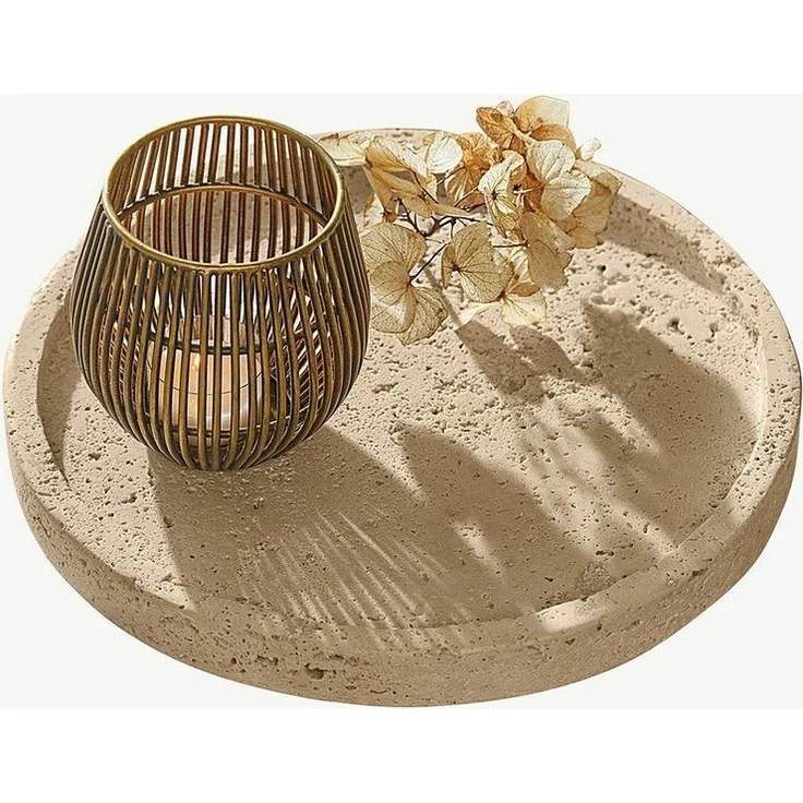 Mirabeau Tablett Tablett Caleneuve beige, Travertin – Bild 5