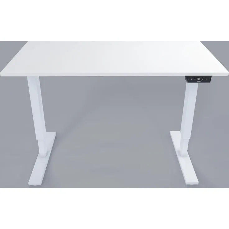 Bisley Home Tisch, Metall, Gestell 396 weiß Platte 005 weiß, Medium