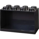 Lego 'Storage Brick' 8 Noppen 32 x 16 x 21 cm Polypropylen schwarz