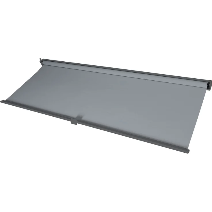 Seitenwand für Pergola HWC-L41, Pavillon Rollo Ersatzseitenwand, Stoff/Textil 3x3m ~ anthrazit – Bild 9
